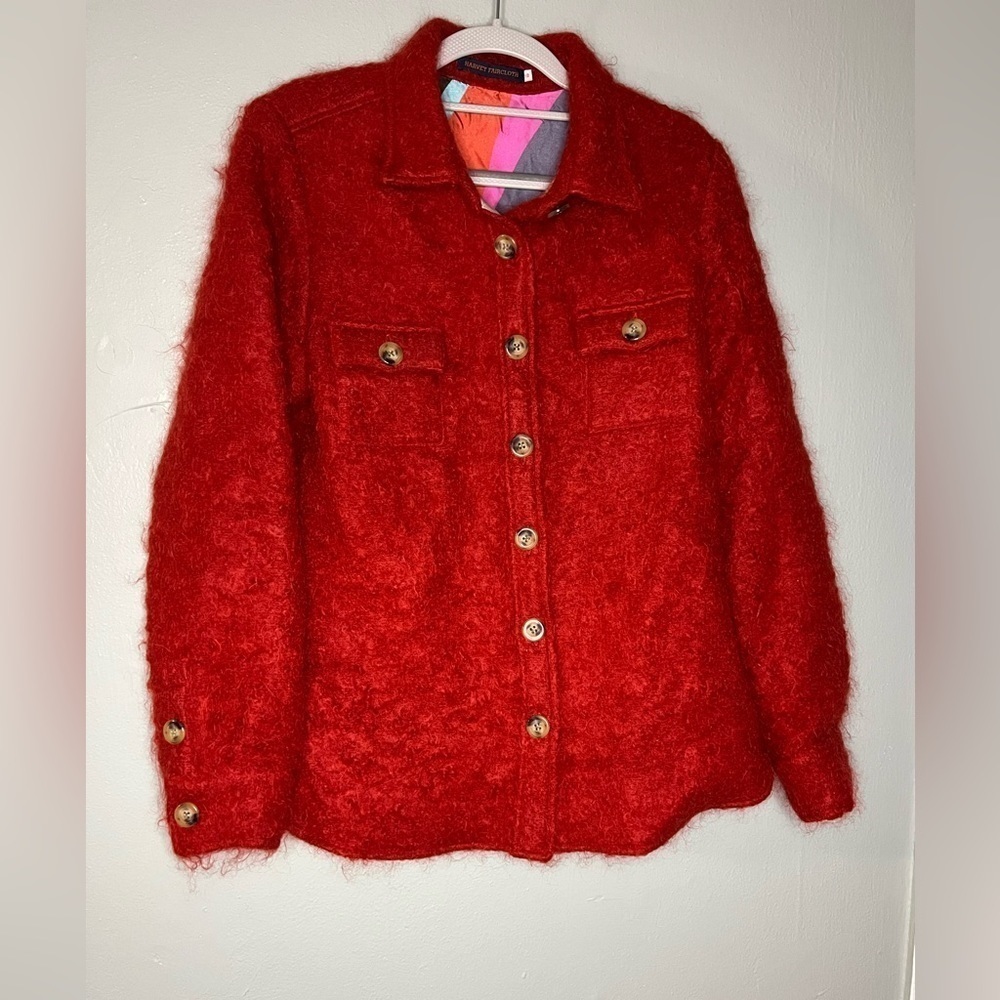 Harvey Faircloth red wool‎ jacket